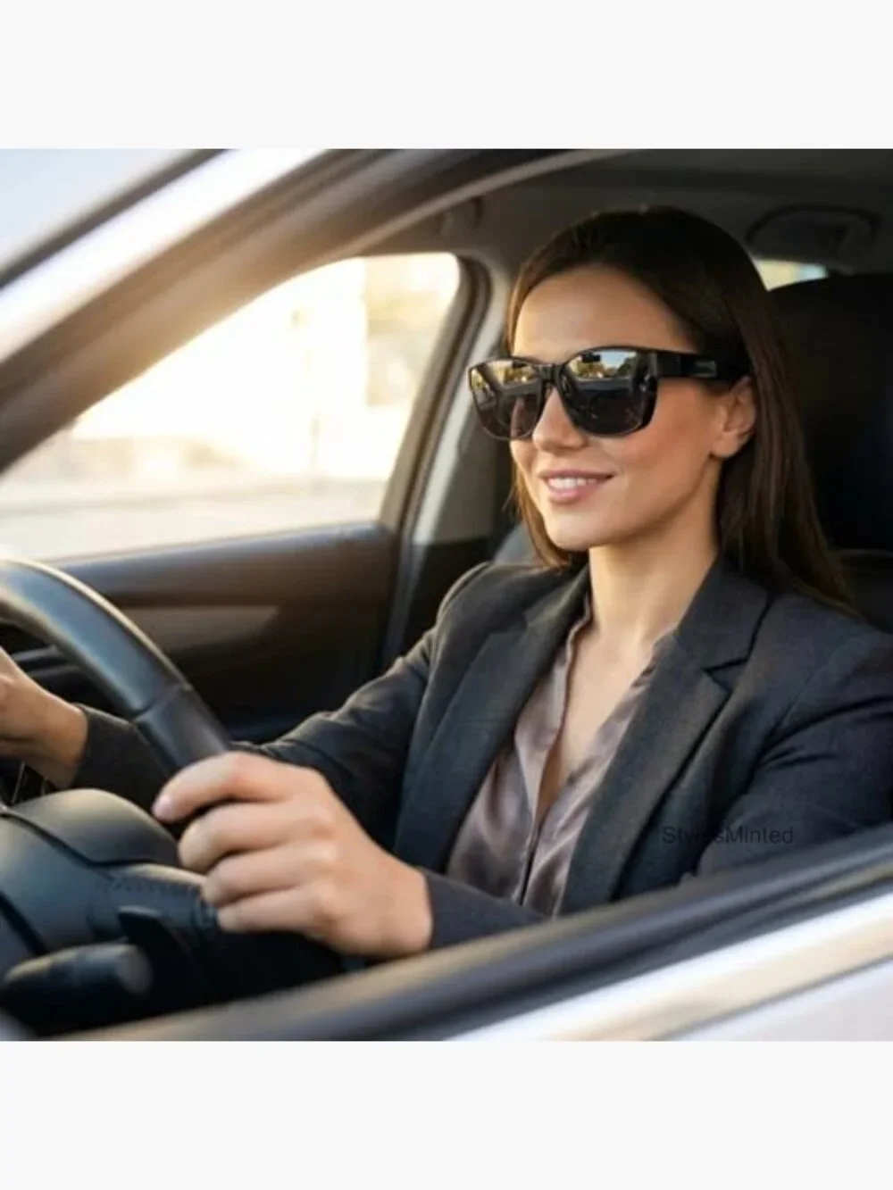 Oversized Fit Over Sunglasses Square UV400 Polarized Men